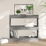 Estantería/divisor de espacios gris Sonoma 80x30x72 cm de vidaXL, Librerías y estanterías - Ref: Foro24-813615, Precio: 49,92...