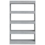 Estantería/divisor madera ingeniería gris Sonoma 80x30x135 cm de vidaXL, Librerías y estanterías - Ref: Foro24-813621, Precio...
