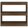 Estantería/divisor de espacios roble marrón 80x30x72 cm de vidaXL, Librerías y estanterías - Ref: Foro24-813616, Precio: 54,9...
