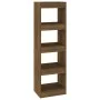 Estantería/divisor de espacios color roble marrón 40x30x135 cm de vidaXL, Librerías y estanterías - Ref: Foro24-813592, Preci...
