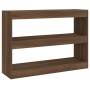 Estantería/divisor de espacios roble marrón 100x30x72 cm de vidaXL, Librerías y estanterías - Ref: Foro24-813631, Precio: 65,...