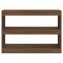 Estantería/divisor de espacios roble marrón 100x30x72 cm de vidaXL, Librerías y estanterías - Ref: Foro24-813631, Precio: 65,...