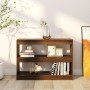 Estantería/divisor de espacios roble marrón 100x30x72 cm de vidaXL, Librerías y estanterías - Ref: Foro24-813631, Precio: 65,...