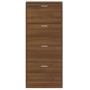 Mueble zapatero madera contrachapada marrón roble 59x17x150 cm de vidaXL, Zapateros y organizadores de calzado - Ref: Foro24-...