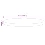Superficie de mesa madera maciza de pino blanco Ø40x2,5 cm de vidaXL, Tableros para mesas - Ref: Foro24-813652, Precio: 20,45...
