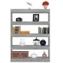 Estantería/divisor de espacios gris Sonoma 100x30x135 cm de vidaXL, Librerías y estanterías - Ref: Foro24-813636, Precio: 70,...