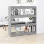 Estantería/divisor espacios gris Sonoma 100x30x103 cm de vidaXL, Librerías y estanterías - Ref: Foro24-813633, Precio: 59,12 ...