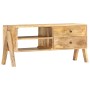 Mueble para TV de madera maciza de mango 97x35x47 cm en Muebles TV | Comprar online en Foru.es