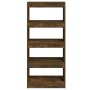 Estantería madera contrachapada roble ahumado 60x30x135 cm de vidaXL, Librerías y estanterías - Ref: Foro24-813605, Precio: 6...