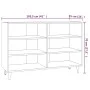 Aparador de madera de ingeniería marrón roble 103,5x35x70 cm de vidaXL, Aparadores - Ref: Foro24-813187, Precio: 67,55 €, Des...