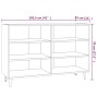 Aparador de madera de ingeniería marrón roble 103,5x35x70 cm de vidaXL, Aparadores - Ref: Foro24-813187, Precio: 68,37 €, Des...