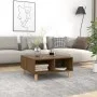 Mesa de centro madera de ingeniería roble marrón 60x60x30 cm de vidaXL, Mesas de centro - Ref: Foro24-813166, Precio: 40,57 €...