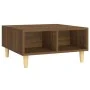 Mesa de centro madera de ingeniería roble marrón 60x60x30 cm de vidaXL, Mesas de centro - Ref: Foro24-813166, Precio: 40,57 €...
