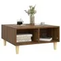 Mesa de centro madera de ingeniería roble marrón 60x60x30 cm de vidaXL, Mesas de centro - Ref: Foro24-813166, Precio: 40,57 €...