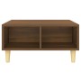 Mesa de centro madera de ingeniería roble marrón 60x60x30 cm de vidaXL, Mesas de centro - Ref: Foro24-813166, Precio: 41,02 €...