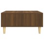 Mesa de centro madera de ingeniería roble marrón 60x60x30 cm de vidaXL, Mesas de centro - Ref: Foro24-813166, Precio: 41,02 €...