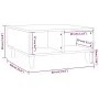 Mesa de centro madera de ingeniería roble marrón 60x60x30 cm de vidaXL, Mesas de centro - Ref: Foro24-813166, Precio: 40,57 €...