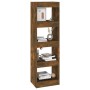 Estantería/divisor de espacios color roble ahumado 40x30x135 cm de vidaXL, Librerías y estanterías - Ref: Foro24-813590, Prec...