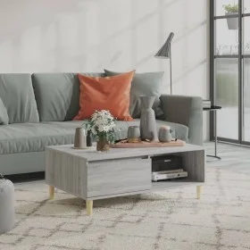 Sonoma gray engineered wood coffee table 90x60x35 cm by vidaXL, Coffee table - Ref: Foro24-813171, Price: 48,18 €, Discount: %