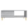 Mesa de centro madera de ingeniería gris Sonoma 90x60x35 cm de vidaXL, Mesas de centro - Ref: Foro24-813171, Precio: 65,95 €,...