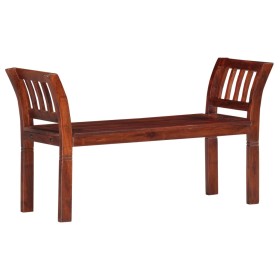 Banco de madera maciza de acacia 111 cm en Bancos de comedor y cocina | Comprar online en Foru.es