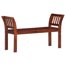 Banco de madera maciza de acacia 111 cm en Bancos de comedor y cocina | Comprar online en Foru.es
