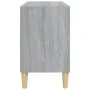 Mueble de TV patas madera maciza gris Sonoma 69,5x30x50 cm de vidaXL, Muebles TV - Ref: Foro24-813147, Precio: 38,41 €, Descu...