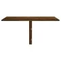 Smoked oak plywood folding wall table 100x60x56 cm by vidaXL, Folding tables - Ref: Foro24-342650, Price: 75,23 €, Discount: %