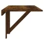 Smoked oak plywood folding wall table 100x60x56 cm by vidaXL, Folding tables - Ref: Foro24-342650, Price: 75,23 €, Discount: %