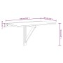 Mesa de pared plegable contrachapada roble ahumado 100x60x56 cm de vidaXL, Mesas plegables - Ref: Foro24-342650, Precio: 72,3...