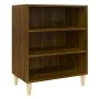 Aparador madera de ingeniería marrón roble 57x35x70 cm de vidaXL, Aparadores - Ref: Foro24-813190, Precio: 44,07 €, Descuento: %