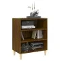 Aparador madera de ingeniería marrón roble 57x35x70 cm de vidaXL, Aparadores - Ref: Foro24-813190, Precio: 44,07 €, Descuento: %