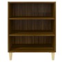 Aparador madera de ingeniería marrón roble 57x35x70 cm de vidaXL, Aparadores - Ref: Foro24-813190, Precio: 45,98 €, Descuento: %
