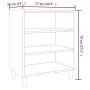 Aparador madera de ingeniería marrón roble 57x35x70 cm de vidaXL, Aparadores - Ref: Foro24-813190, Precio: 44,07 €, Descuento: %