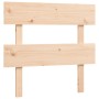 Estructura de cama con cabecero madera maciza 90x200 cm de vidaXL, Camas y somieres - Ref: Foro24-3195076, Precio: 87,28 €, D...