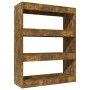 Estantería madera contrachapada roble ahumado 80x30x103 cm de vidaXL, Librerías y estanterías - Ref: Foro24-813617, Precio: 4...