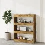 Estantería madera contrachapada roble ahumado 80x30x103 cm de vidaXL, Librerías y estanterías - Ref: Foro24-813617, Precio: 4...