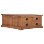 Mesa de centro de madera maciza de teca 68x68x30 cm en Mesas de centro | Comprar online en Foru.es
