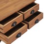 Mesa de centro de madera maciza de teca 68x68x30 cm en Mesas de centro | Comprar online en Foru.es