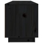 Mueble de TV de madera maciza de pino negro 100x34x40 cm de vidaXL, Muebles TV - Ref: Foro24-818229, Precio: 65,62 €, Descuen...