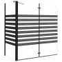 Mampara de baño a rayas vidrio templado 120x68x130 cm de vidaXL, Puertas de ducha - Ref: Foro24-151863, Precio: 234,45 €, Des...