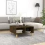 Mesa de centro madera de ingeniería roble ahumado 60x60x30 cm de vidaXL, Mesas de centro - Ref: Foro24-813164, Precio: 37,52 ...