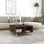 Mesa de centro madera de ingeniería roble ahumado 60x60x30 cm de vidaXL, Mesas de centro - Ref: Foro24-813164, Precio: 38,34 ...