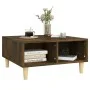 Mesa de centro madera de ingeniería roble ahumado 60x60x30 cm de vidaXL, Mesas de centro - Ref: Foro24-813164, Precio: 37,52 ...