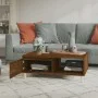 Mesa de centro madera de ingeniería roble marrón 90x60x35 cm de vidaXL, Mesas de centro - Ref: Foro24-813172, Precio: 56,82 €...
