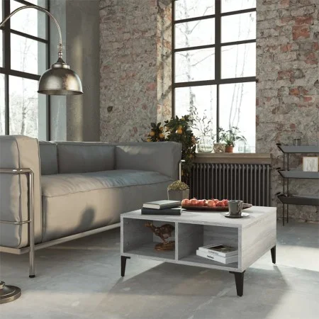 Mesa de centro madera de ingeniería gris Sonoma 60x60x30 cm de vidaXL, Mesas de centro - Ref: Foro24-813168, Precio: 41,21 €,...