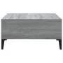 Mesa de centro madera de ingeniería gris Sonoma 60x60x30 cm de vidaXL, Mesas de centro - Ref: Foro24-813168, Precio: 41,21 €,...