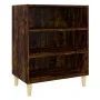 Aparador de aglomerado color roble ahumado 57x35x70 cm de vidaXL, Aparadores - Ref: Foro24-813188, Precio: 41,73 €, Descuento: %