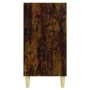 Aparador de aglomerado color roble ahumado 57x35x70 cm de vidaXL, Aparadores - Ref: Foro24-813188, Precio: 41,73 €, Descuento: %