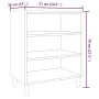 Aparador de aglomerado color roble ahumado 57x35x70 cm de vidaXL, Aparadores - Ref: Foro24-813188, Precio: 41,73 €, Descuento: %